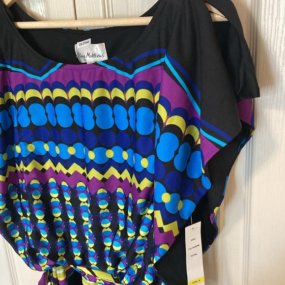 BNWT Olivia Matthews retro style midi dress. Size 6. - Picture 2 of 8